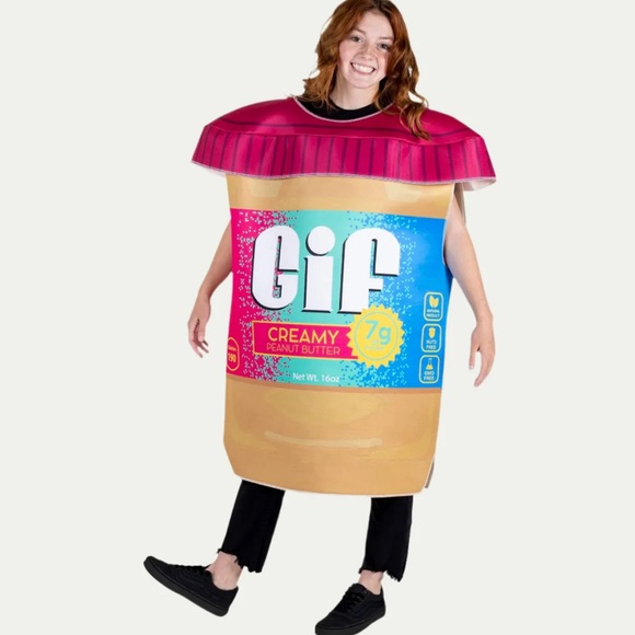 Peanut Butter Jar Bodysuit Costume Unisex Adult One Size Fits All NEW - Picture 2 of 5